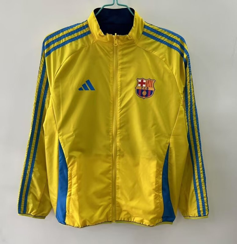 25-26 BAR Blue & Yellow Double Sided Windbreaker (双面风衣)