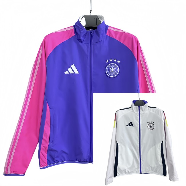 25-26 Germany White & Bule Double Sided Windbreaker (双面风衣)