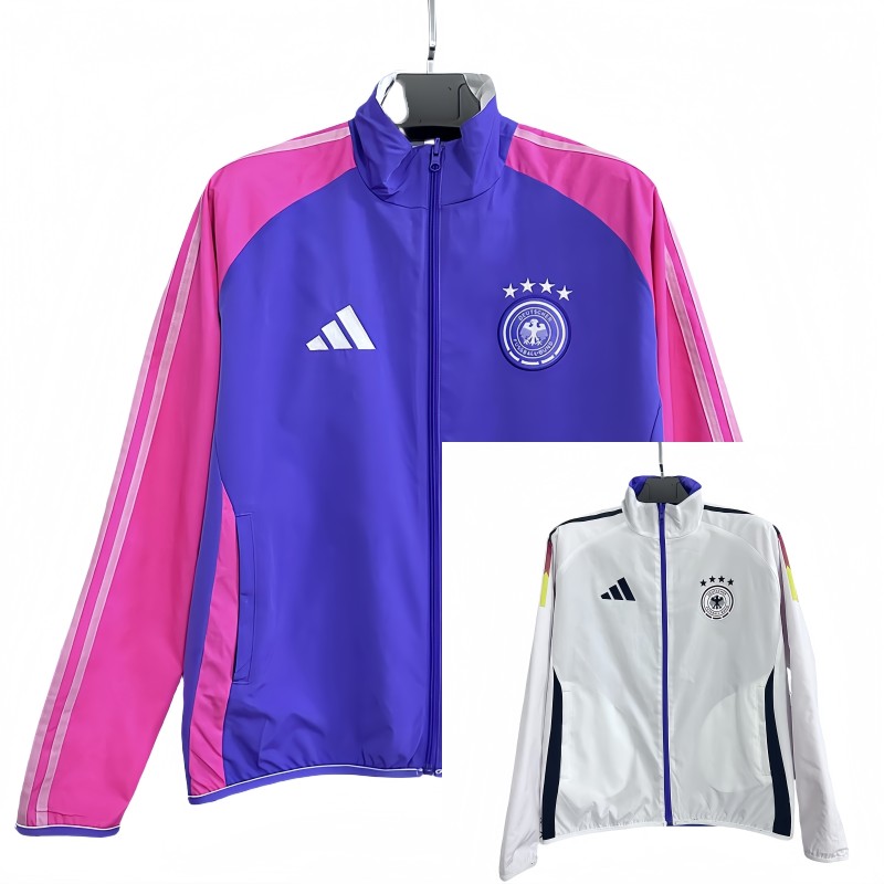 25-26 Germany White & Bule Double Sided Windbreaker (双面风衣)