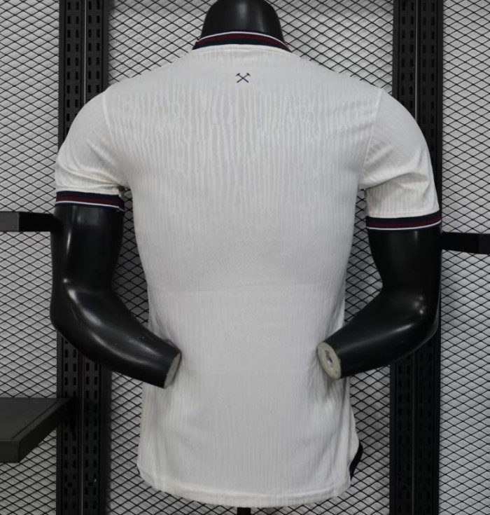 25-26 West Ham Away Player Version Soccer Jersey