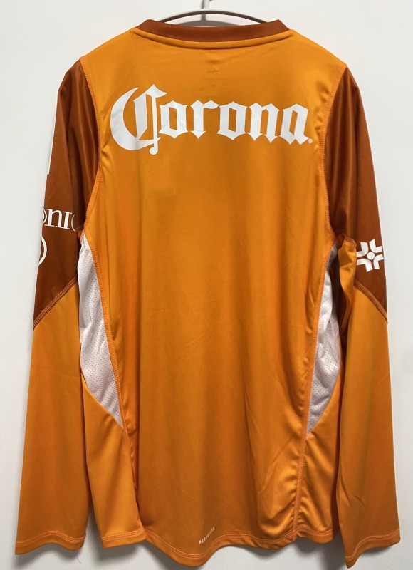 25-26 Club America Orange Goalkeeper Long Sleeve Soccer Jersey (长袖)