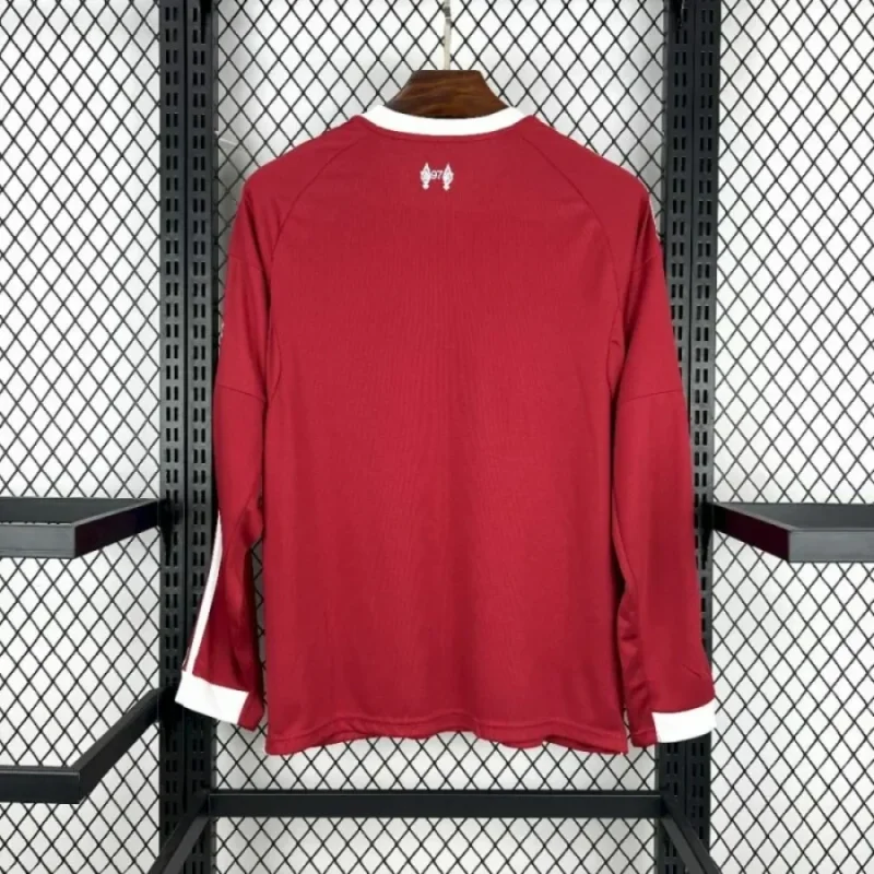 25-26 LIV Home Fans Long Sleeve Soccer Jersey