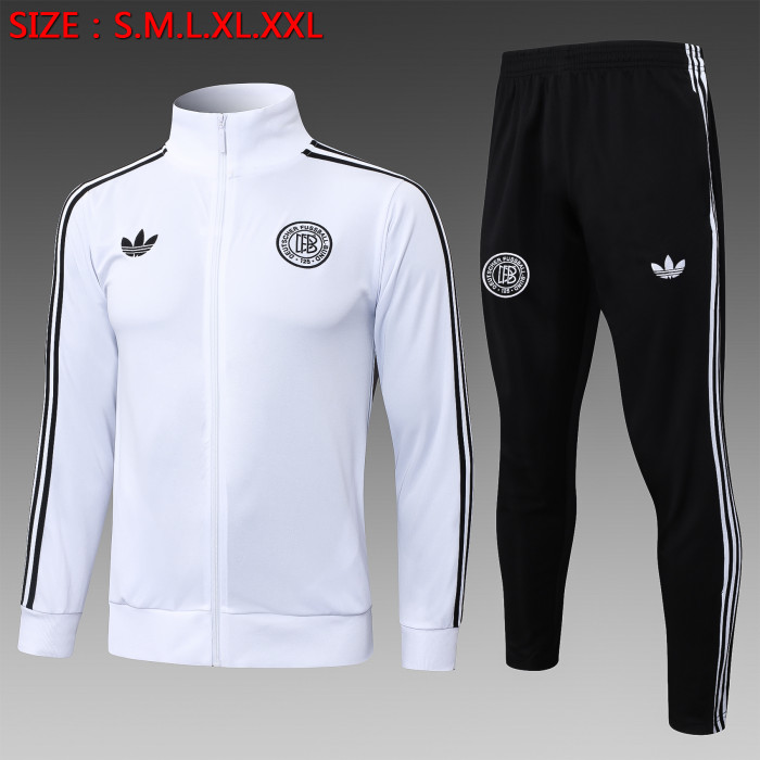 25-26 Germany 125th Anniversary White Jacket Tracksuit（长拉）