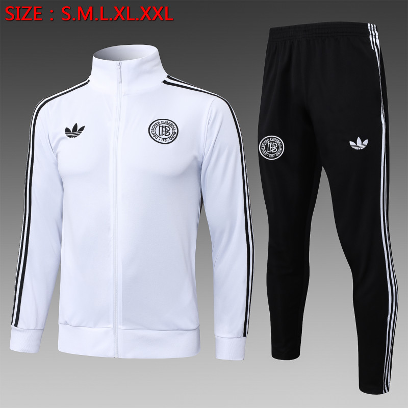 25-26 Germany 125th Anniversary White Jacket Tracksuit（长拉）