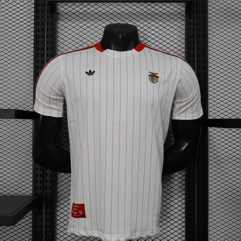25-26 Benfica White Casual Edition Player Version Training shirts