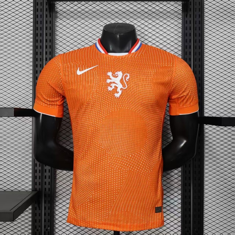 25-26 Netherlands Home Player Version Soccer Jersey