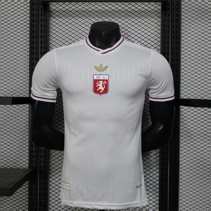 24-25 Lyon 75th Anniversary Player Version Soccer Jersey