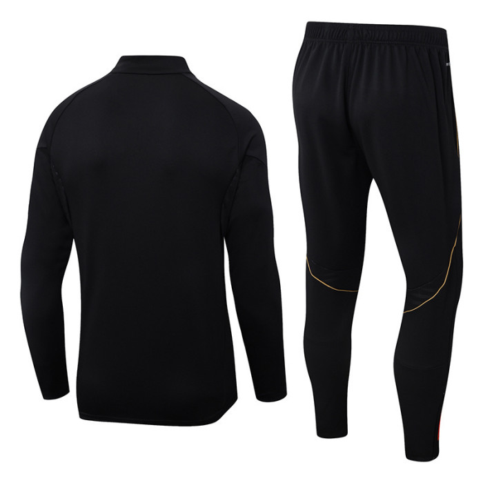 25-26 Lyon Black Half Pull Tracksuit (半拉链)