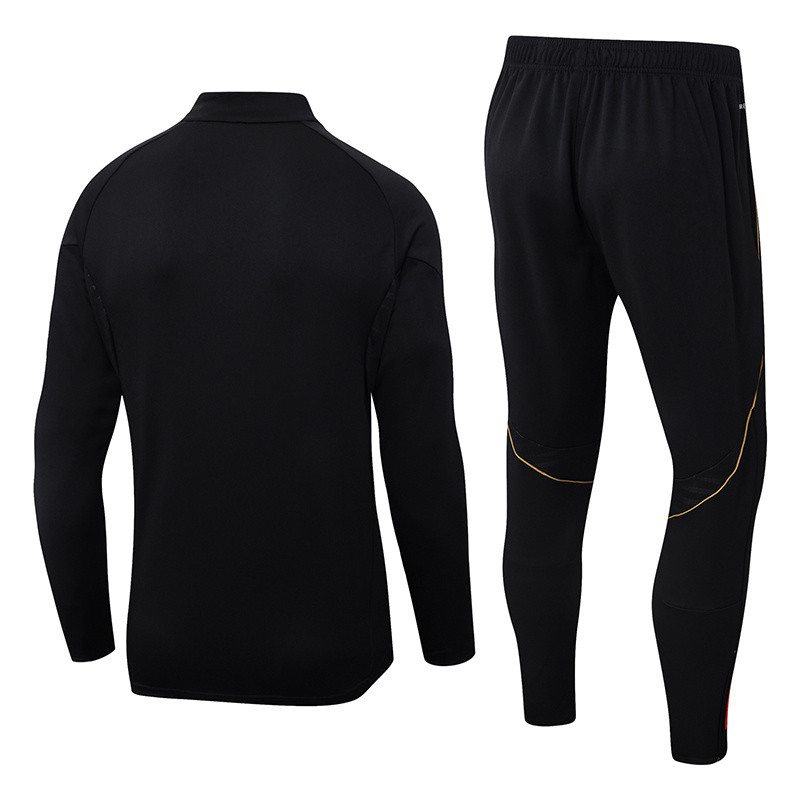 25-26 Lyon Black Half Pull Tracksuit (半拉链)