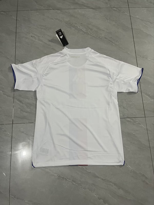 25-26 Lyon Home Fans Soccer Jersey