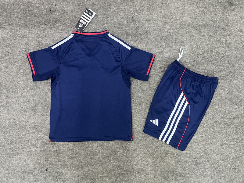 25-26 Lyon Away Kids Soccer Jersey