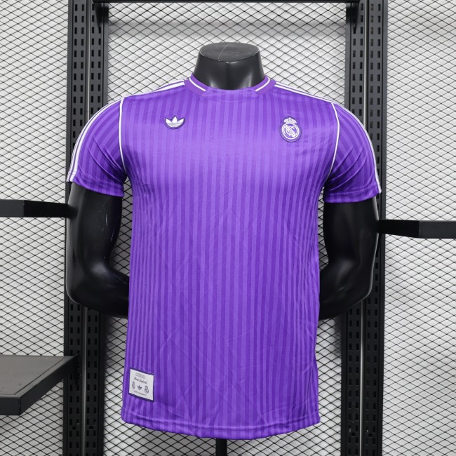 25-26 RMA Purple Casual Edition Player Version Training shirts