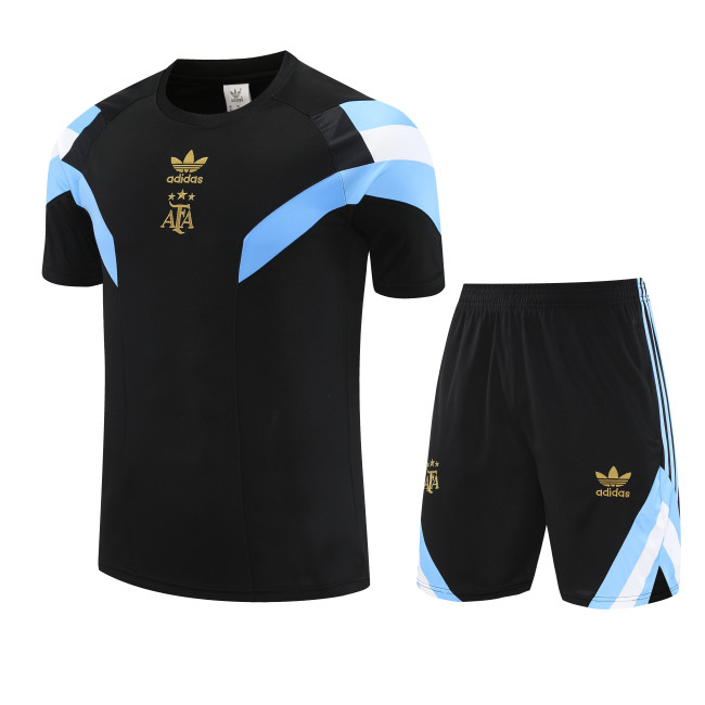 25-26 Argentina Black Training Short Suit