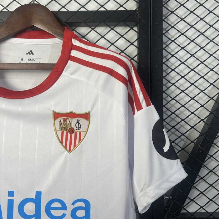 25-26 Sevilla Home Fans Soccer Jersey