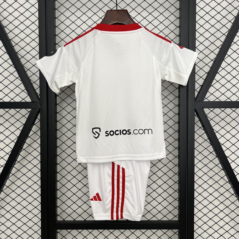 25-26 Sevilla Home Kids Soccer Jersey
