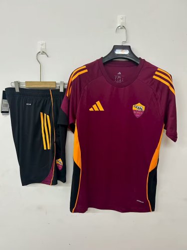 25-26 Roma Burgundy Training Short Suit