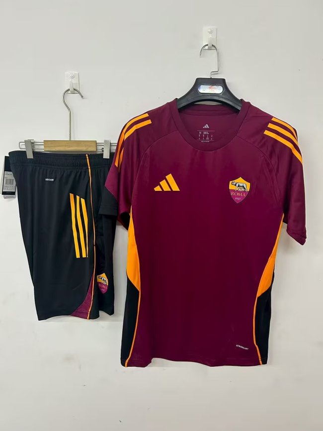 25-26 Roma Burgundy Training Short Suit