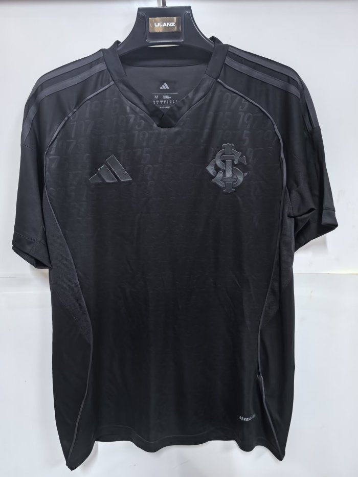 25-26 Internacional Black Fans Soccer Jersey
