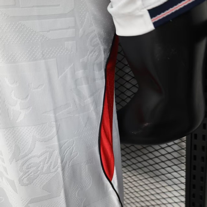 26-27 England Home Player Version Soccer Jersey