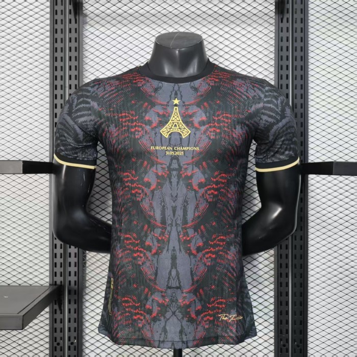25-26 PSG European Champions Player Version Soccer Jersey