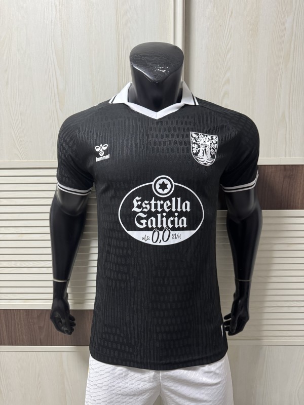 25-26 Celta 100th Anniversary Black Player Version Soccer Jersey