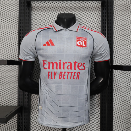 25-26 Lyon Third Away Player Version Soccer Jersey