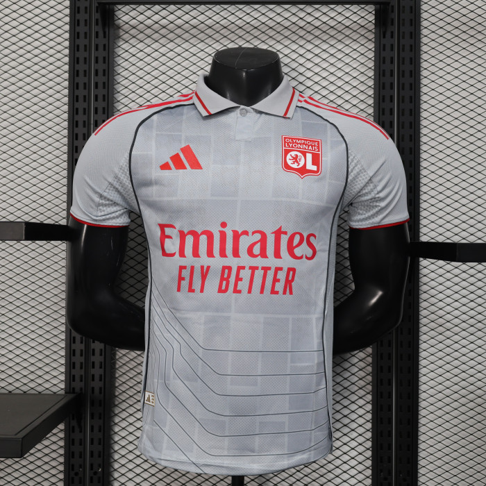 25-26 Lyon Third Away Player Version Soccer Jersey