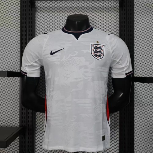 26-27 England Home Player Version Soccer Jersey