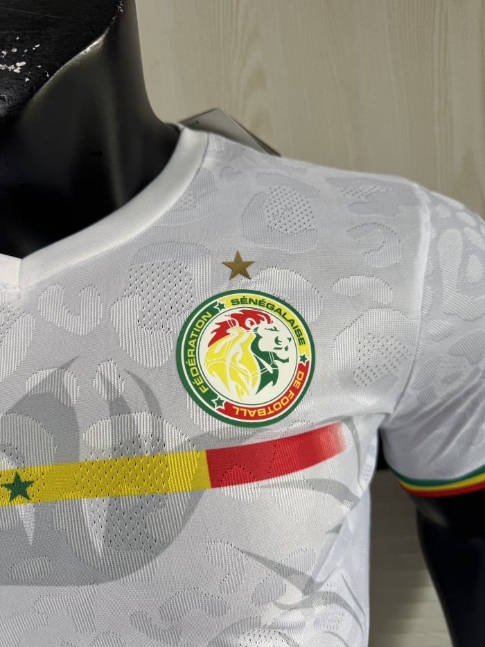 25-26 Senegal White Player Version Soccer Jersey