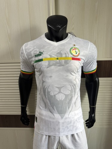 25-26 Senegal White Player Version Soccer Jersey