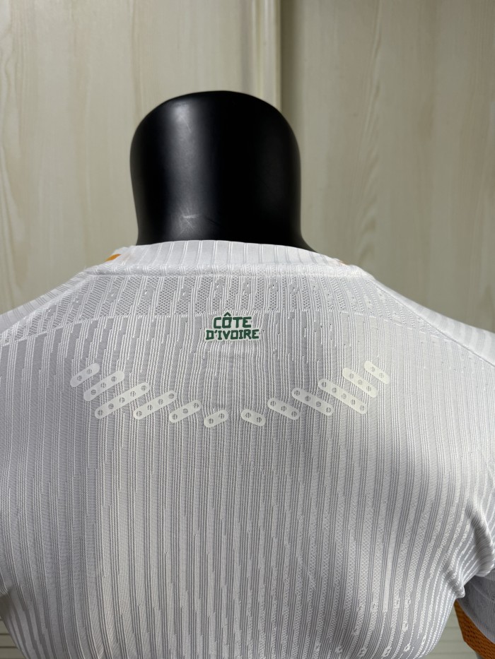 25-26 Ivory Coast White Player Version Soccer Jersey