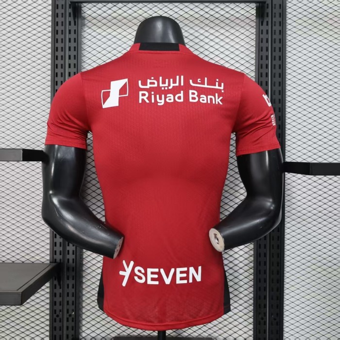 25-26 Al-Hilal Red Player Version Soccer Jersey