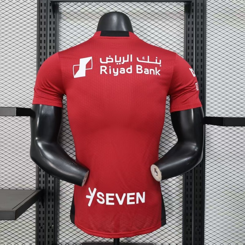 25-26 Al-Hilal Red Player Version Soccer Jersey