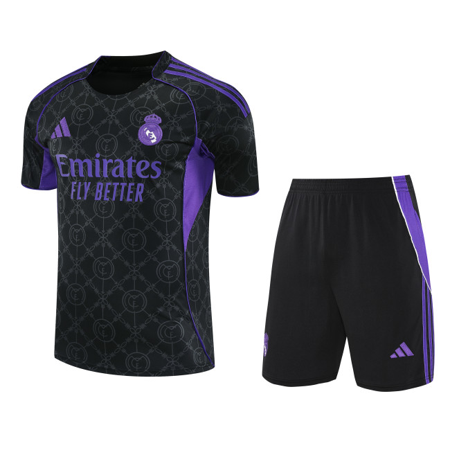 25-26 RMA Black Training Short Suit
