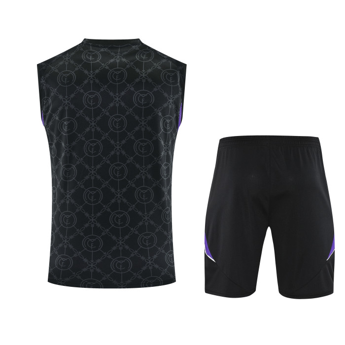 25-26 RMA Black Tank top and shorts suit