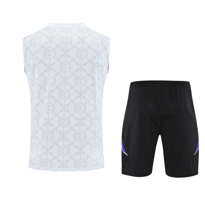 25-26 RMA White Purple Tank top and shorts suit
