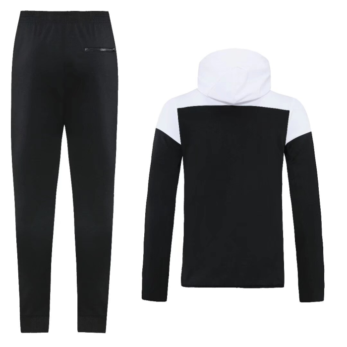 25-26 JUV Black White Hoodie Tracksuit (卫衣套装)