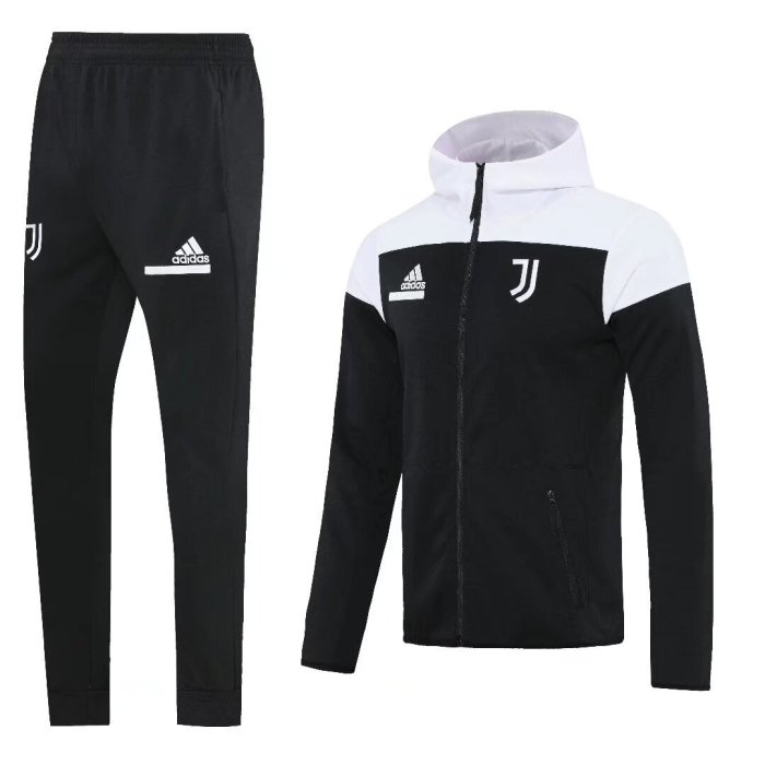 25-26 JUV Black White Hoodie Tracksuit (卫衣套装)
