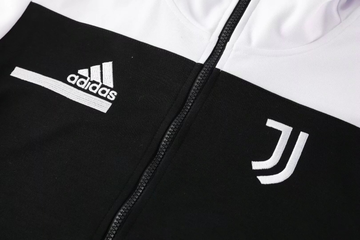 25-26 JUV Black White Hoodie Tracksuit (卫衣套装)