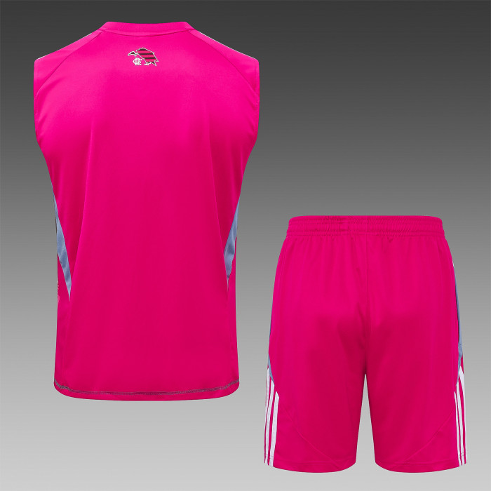 25-26 Flamengo Rose Pink Tank top and shorts suit