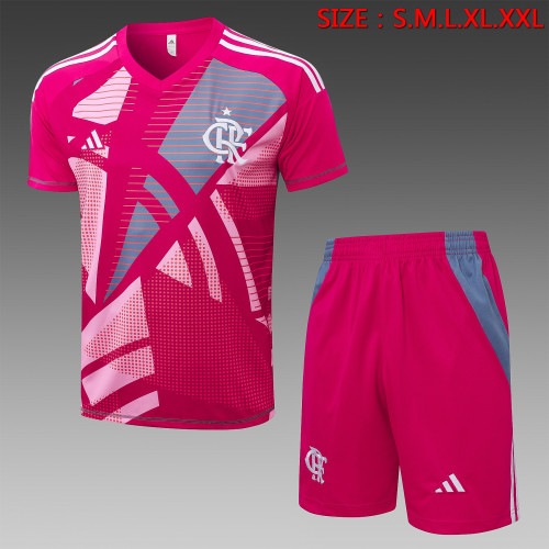 25-26 Flamengo Rose Pink Training Short Suit