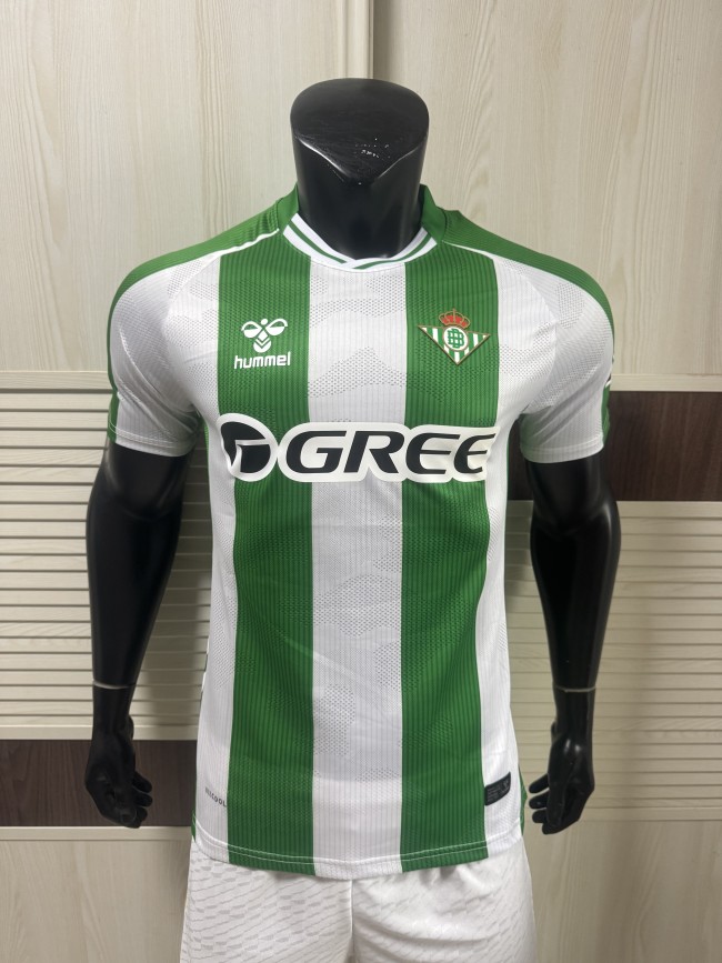 25-26 Real Betis Home Player Version Soccer Jersey