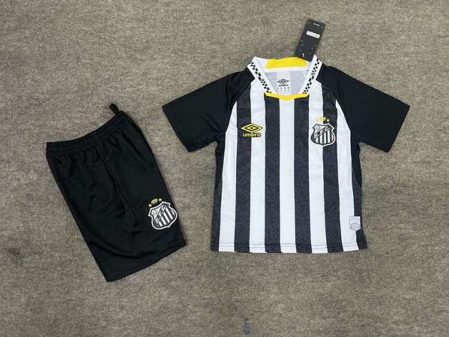 25-26 Santos FC Away Kids Soccer Jersey