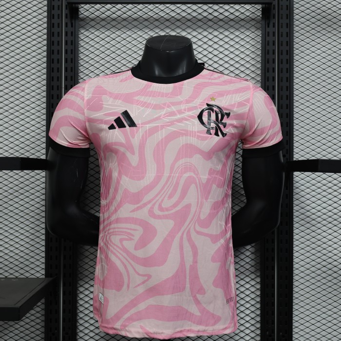 25-26 Flamengo Pink Player Version Soccer Jersey