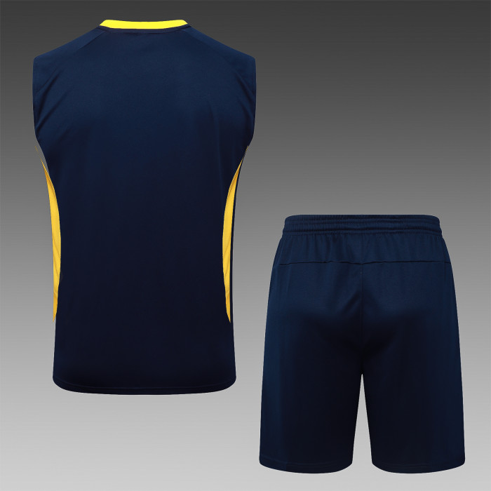 25-26 Santos Dark BlueTank top and shorts suit