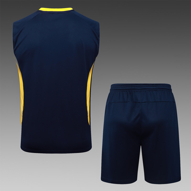 25-26 Santos Dark BlueTank top and shorts suit