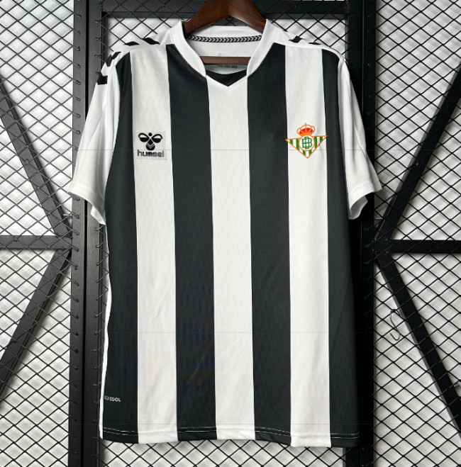 25-26 Real Betis Black White Special Edition Fans Soccer Jersey