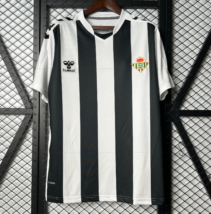 25-26 Real Betis Black White Special Edition Fans Soccer Jersey