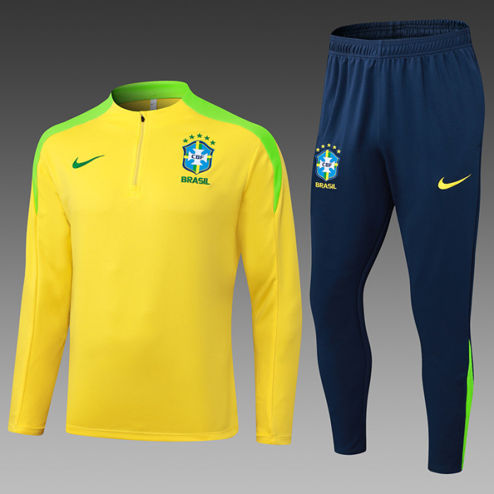 25-26 Brazil Yellow Jacket Tracksuit