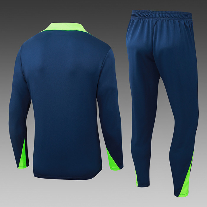 25-26 Brazil Royal Blue Jacket Tracksuit